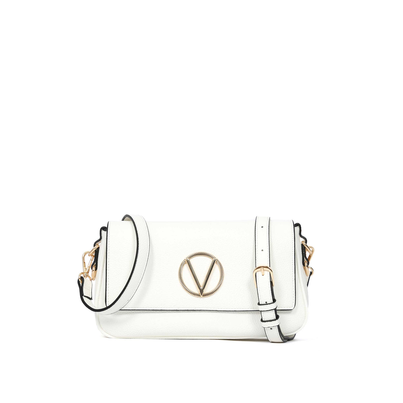 Valentino Bags Katong Ladies Shoulder Bag in White