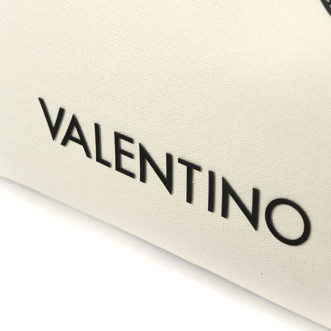 Valentino Bags Leith RE Ladies Mini Tote Bag in Natural & Black Logo