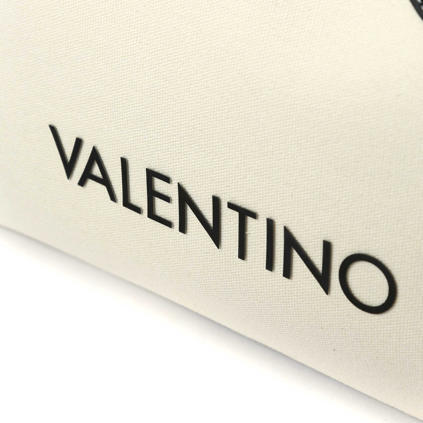 Valentino Bags Leith RE Ladies Mini Tote Bag in Natural & Black Logo