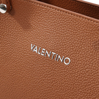 Valentino Bags Parka Ladies Tote Bag in Tan Cuoio Logo