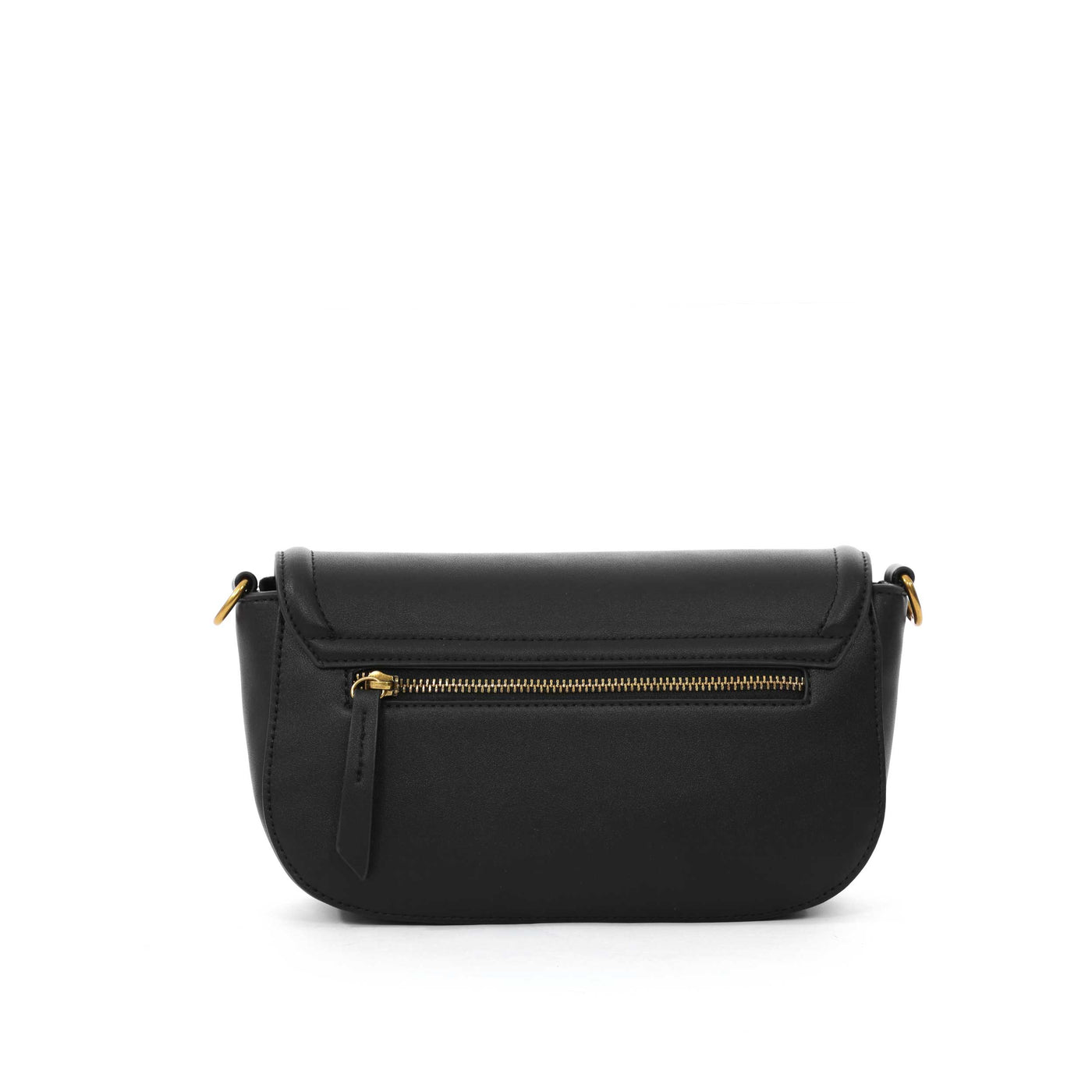 Valentino Bags Snowy RE Ladies Flap Bag in Black Back
