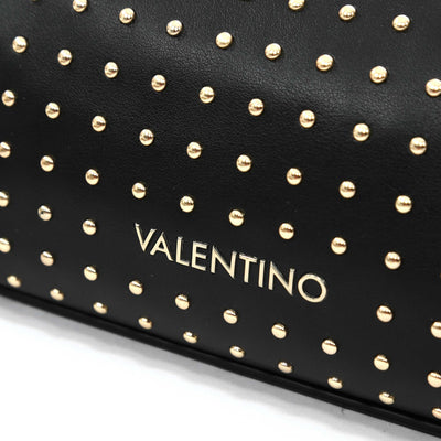 Valentino Bags Song Ladies Cross Body Bag in Black & Gold Logo