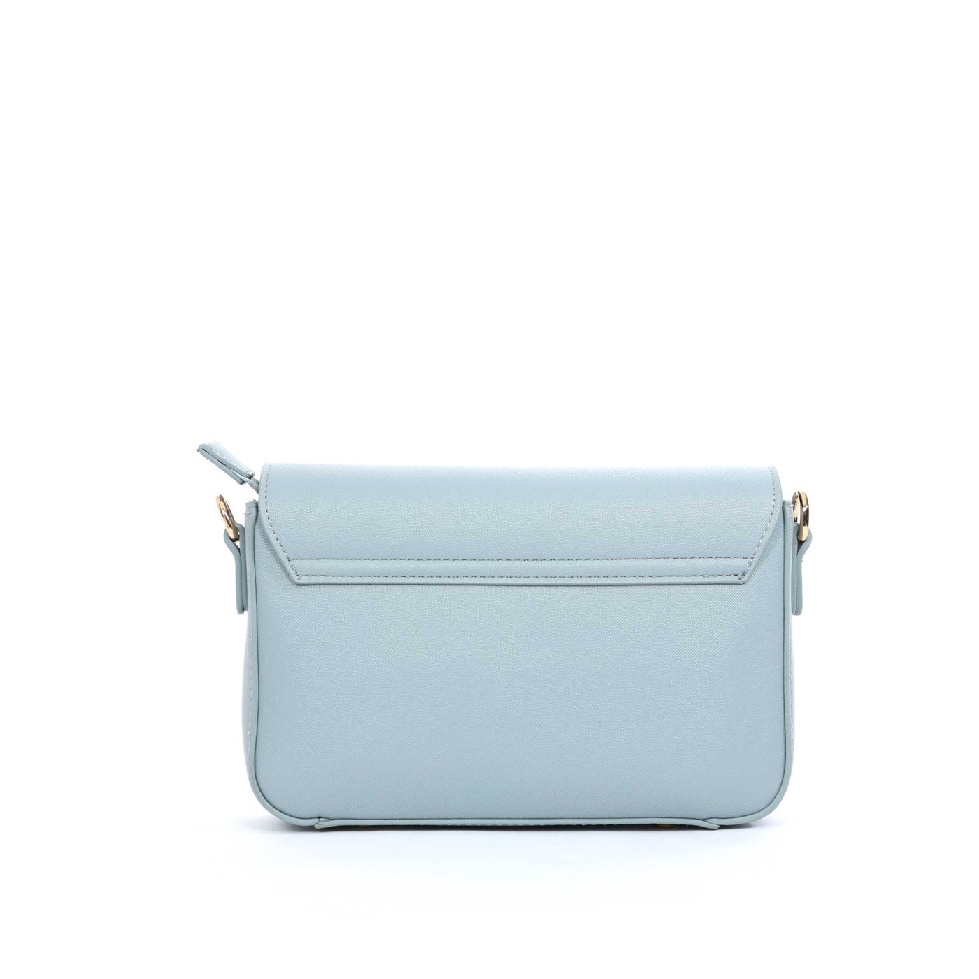 Valentino Bags V Zero RE Ladies Shoulder Bag in Polvere Blue Back