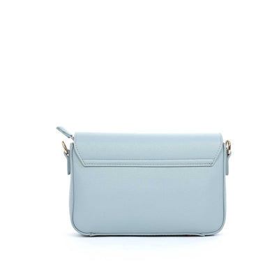 Valentino Bags V Zero RE Ladies Shoulder Bag in Polvere Blue Back