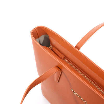 Valentino Bags Zero RE Ladies Tote Bag in Arancio Orange Zip