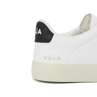 Veja Campo Trainer in Extra White & Black Branding