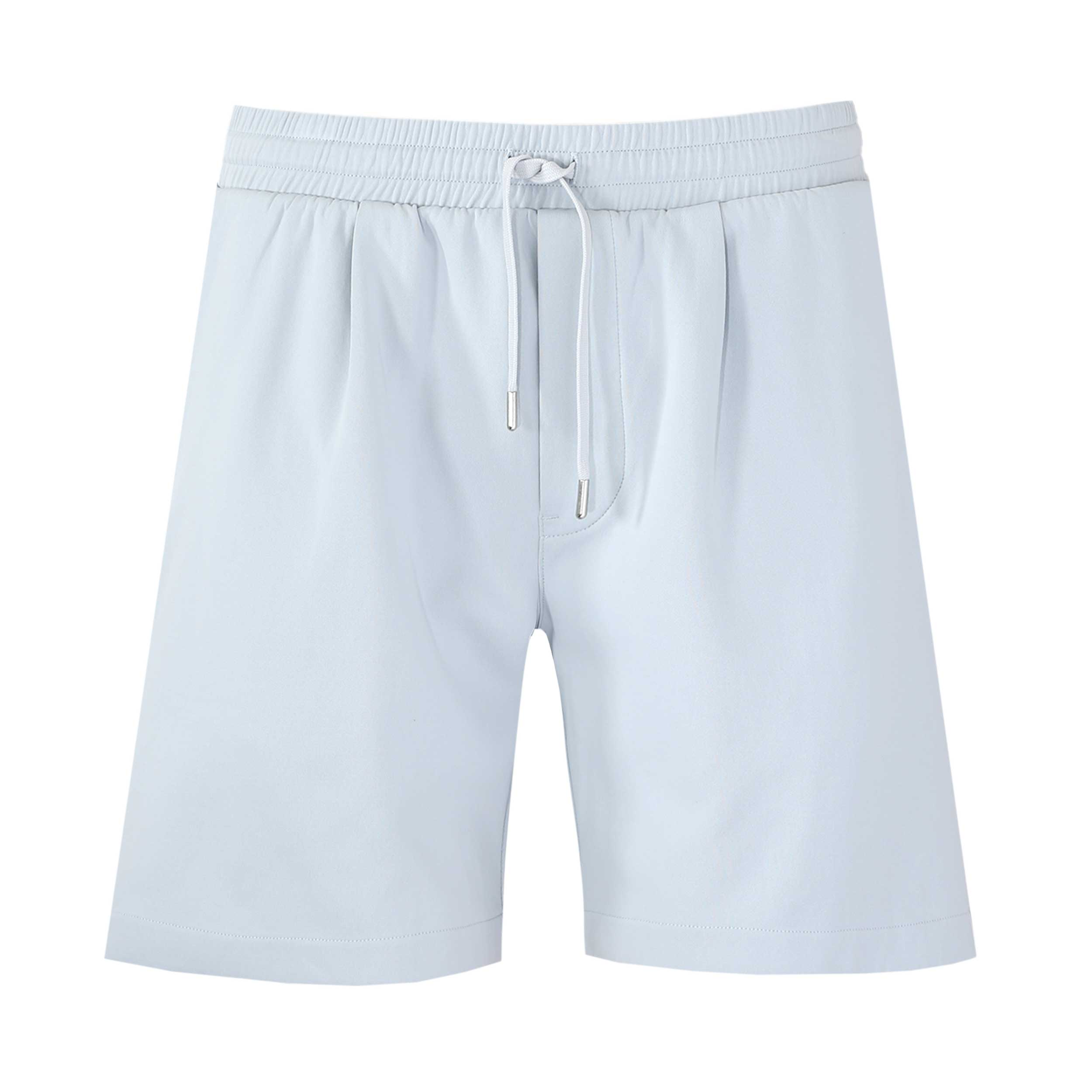 Wahts Hayden Luxury Cotton Sweat Short in Frost Blue
