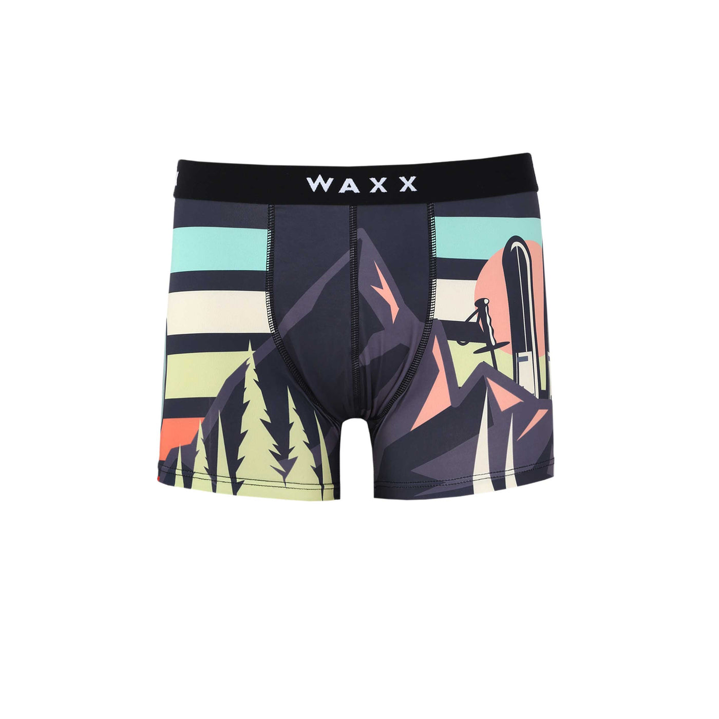 Waxx Mountain Boxer Short in Black