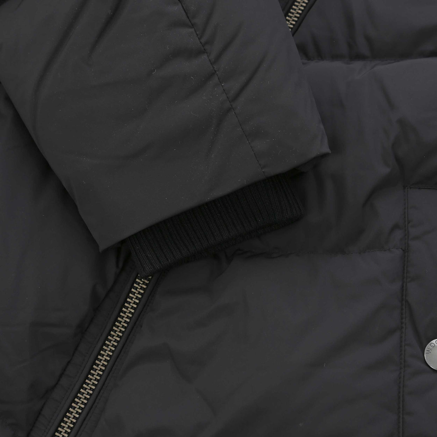 Woolrich Premium Down Jacket in Black Cuff