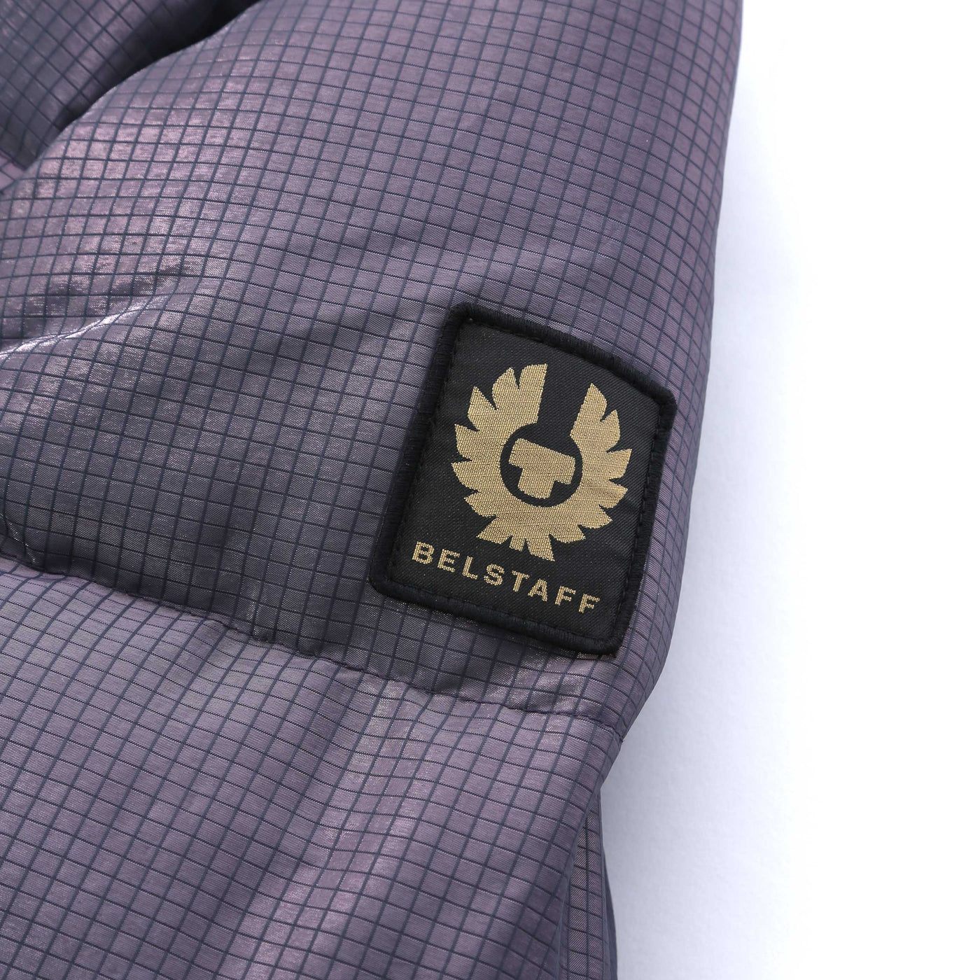 Belstaff Grid Paxton Jacket in Dark Garnet Logo