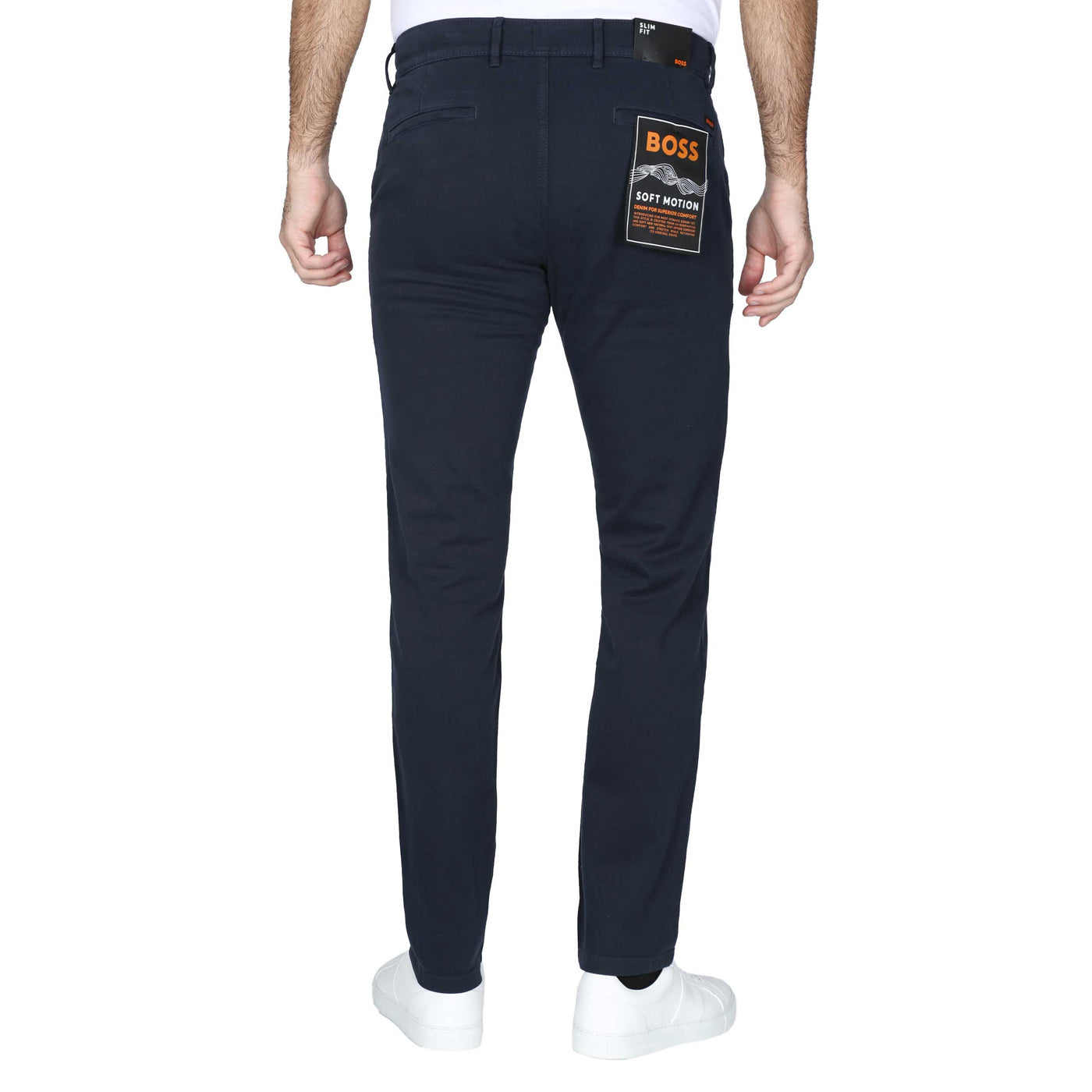 BOSS Chino Slim Chino in Dark Blue Back