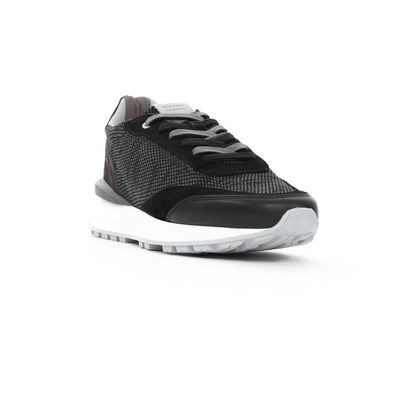 Android Homme Marina Del Ray Trainer in Black Grey Knit Toe