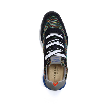 Android Homme Marina Del Ray Trainer in Navy Multi Knit Birdseye