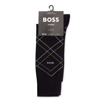 BOSS 2P RS Overcheck MC Sock in Black
