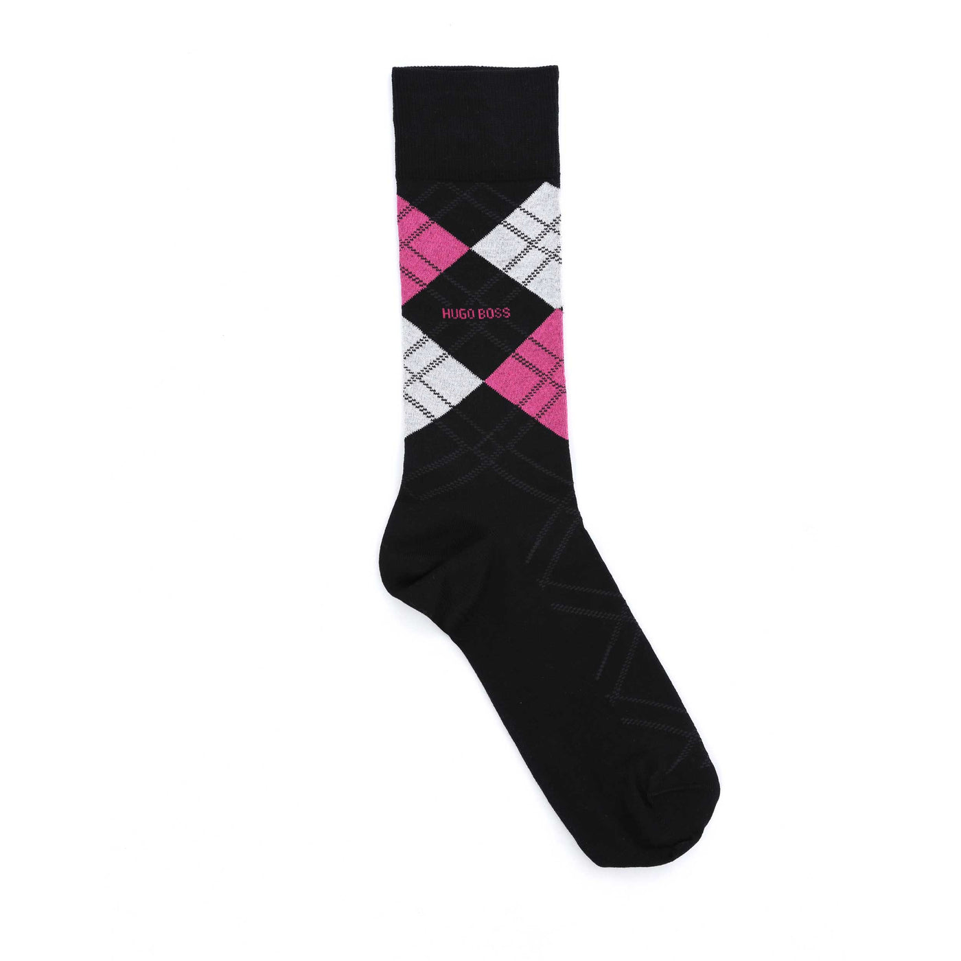 BOSS Argyle Sock in Black