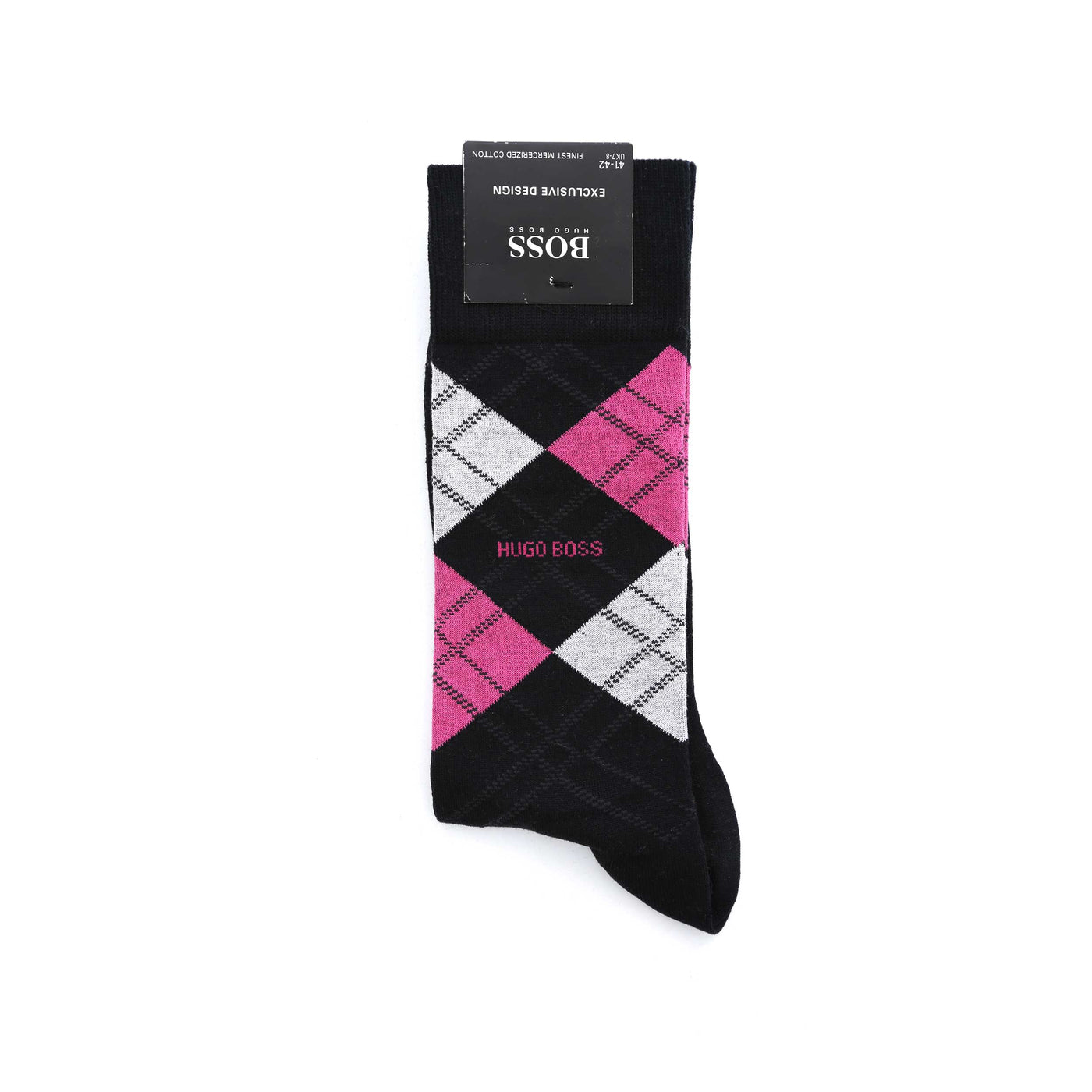 BOSS Argyle Sock in Black