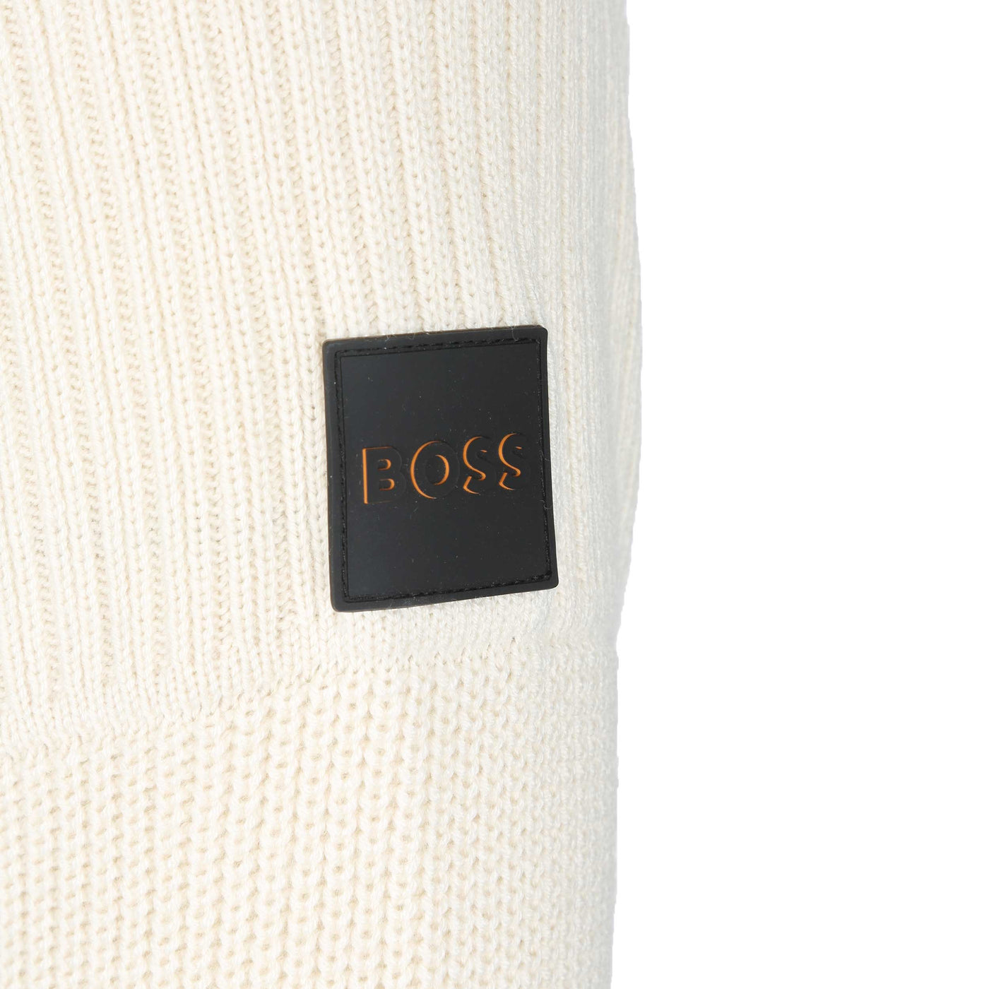 BOSS Atondo Knitwear in Beige Logo