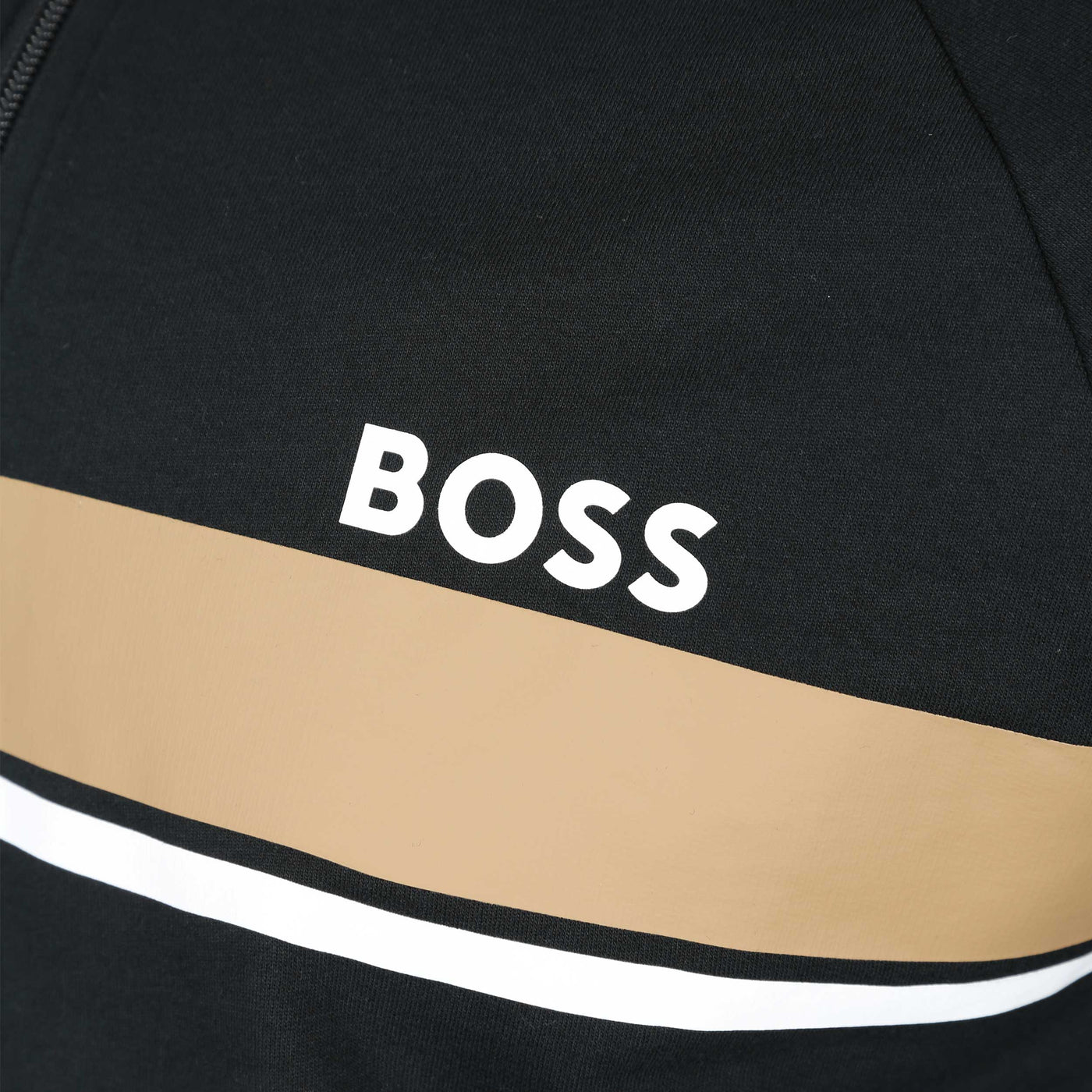 BOSS Authentic Jacket Z Sweat Top in Black