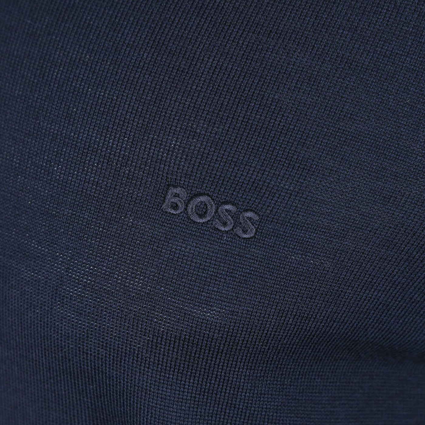 BOSS Baram L Knitwear in Navy Logo