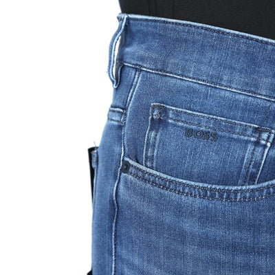 BOSS Black Delano BC P Jean in Mid Blue Denim Pocket
