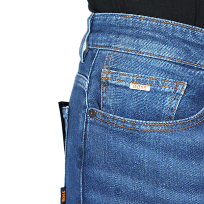 BOSS Delaware BC L C Jean in Medium Blue Denim