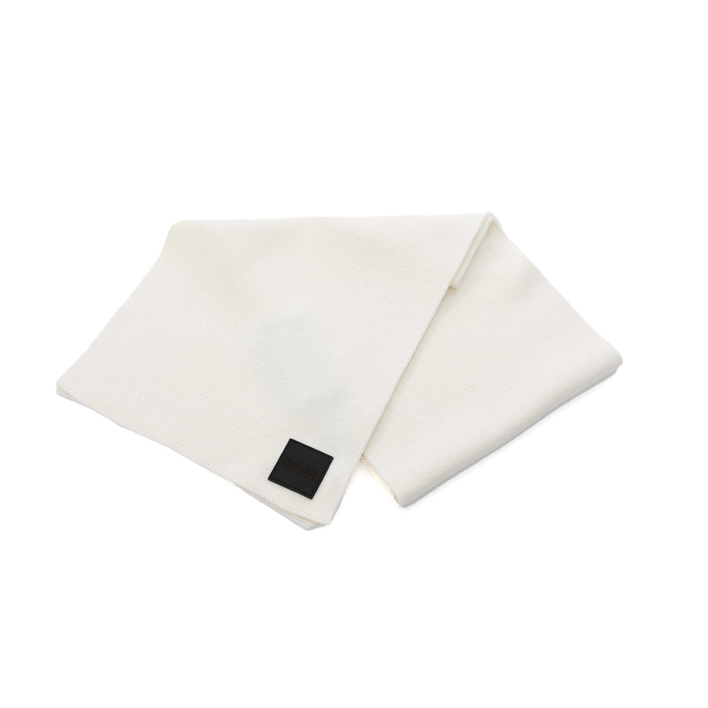 BOSS Foxon 1 Scarf in Open White