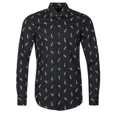 BOSS H Hank Kent C1 214 Shirt in Black