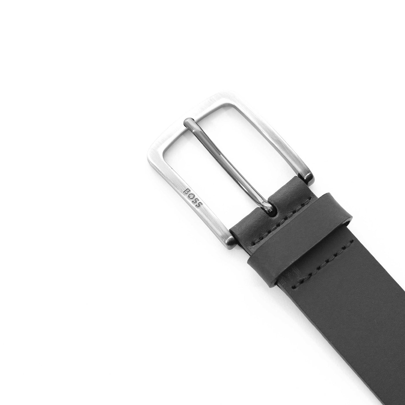 BOSS Jor Metal Tip Sz35 Belt in Black Buckle