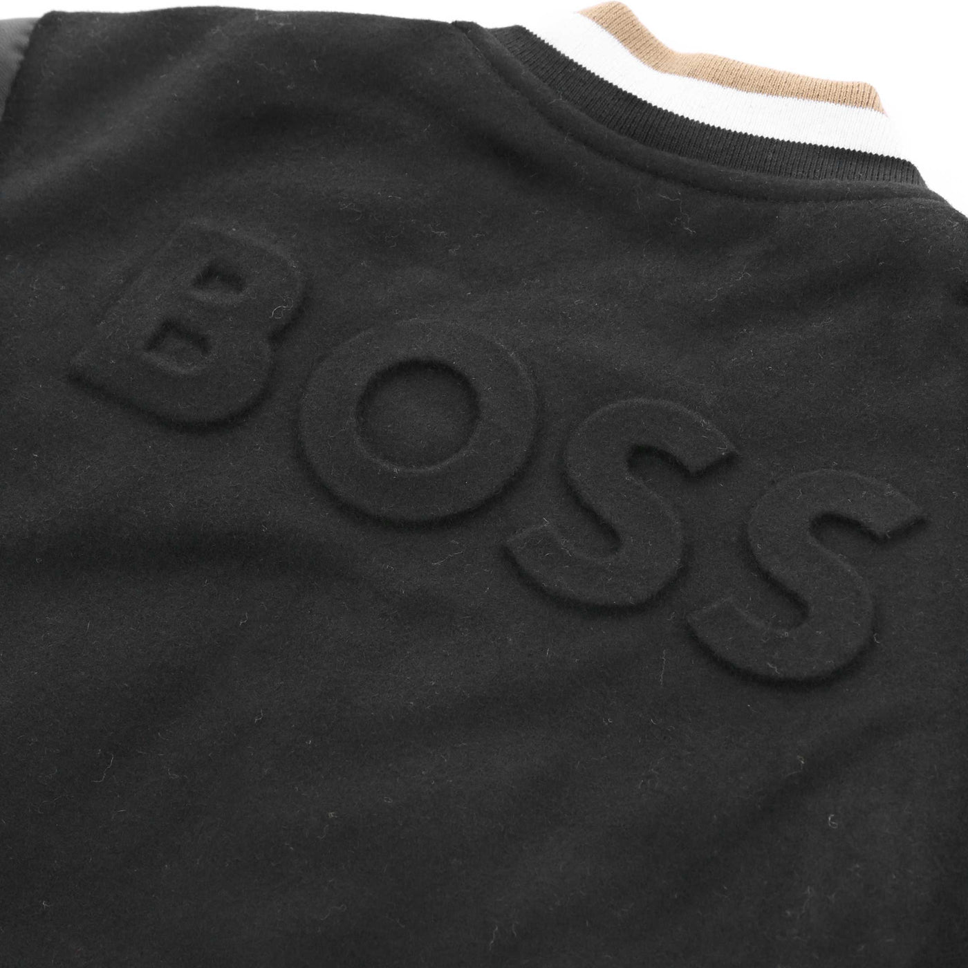 BOSS Kids Bomber Jacket in Black Logo
