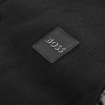 BOSS Kids Bomber Jacket in Black Chest Logo