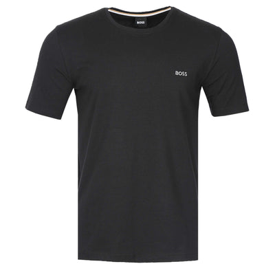BOSS Mix & Match T Shirt R T Shirt in Black