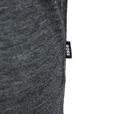 BOSS Musso P Knitwear in Black Marl Logo