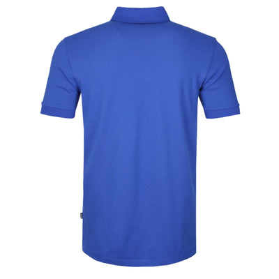 BOSS Pallas Polo Shirt in Bright Blue Back