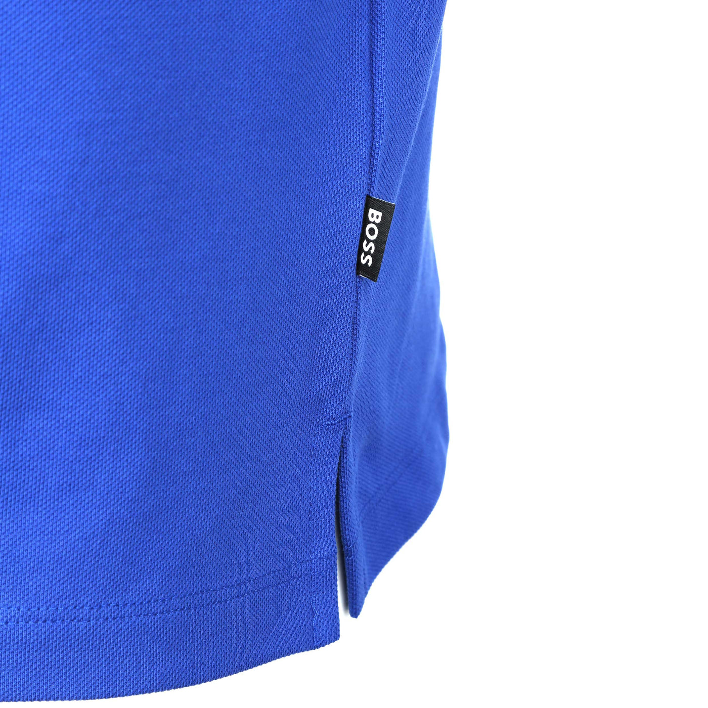 BOSS Pallas Polo Shirt in Bright Blue Logo Tab