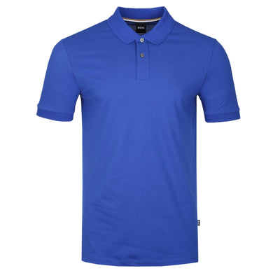 BOSS Pallas Polo Shirt in Bright Blue