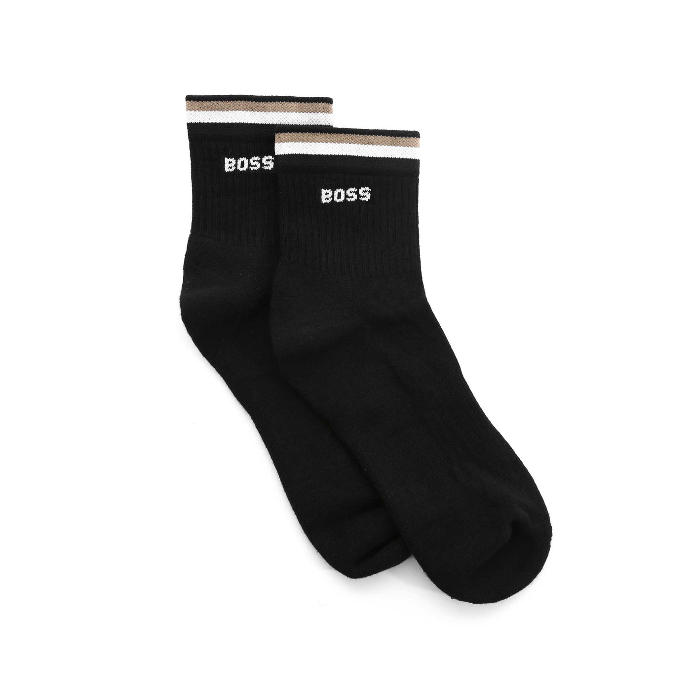 BOSS SH Rib Iconic CC Sock in Black