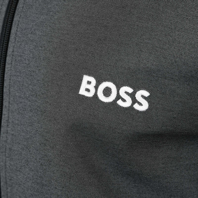 BOSS Tracksuit Jacket Sweat Top in Black Logo