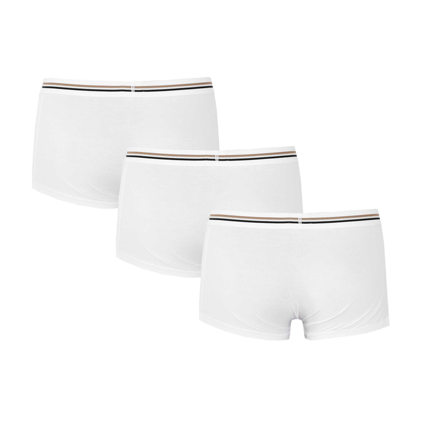 BOSS Trunk 3P Revive Underwear in White Back
