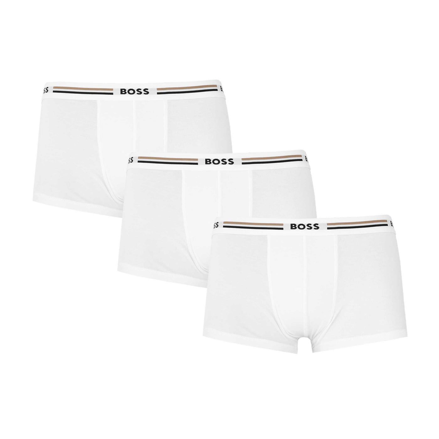BOSS Trunk 3P Revive Underwear in White
