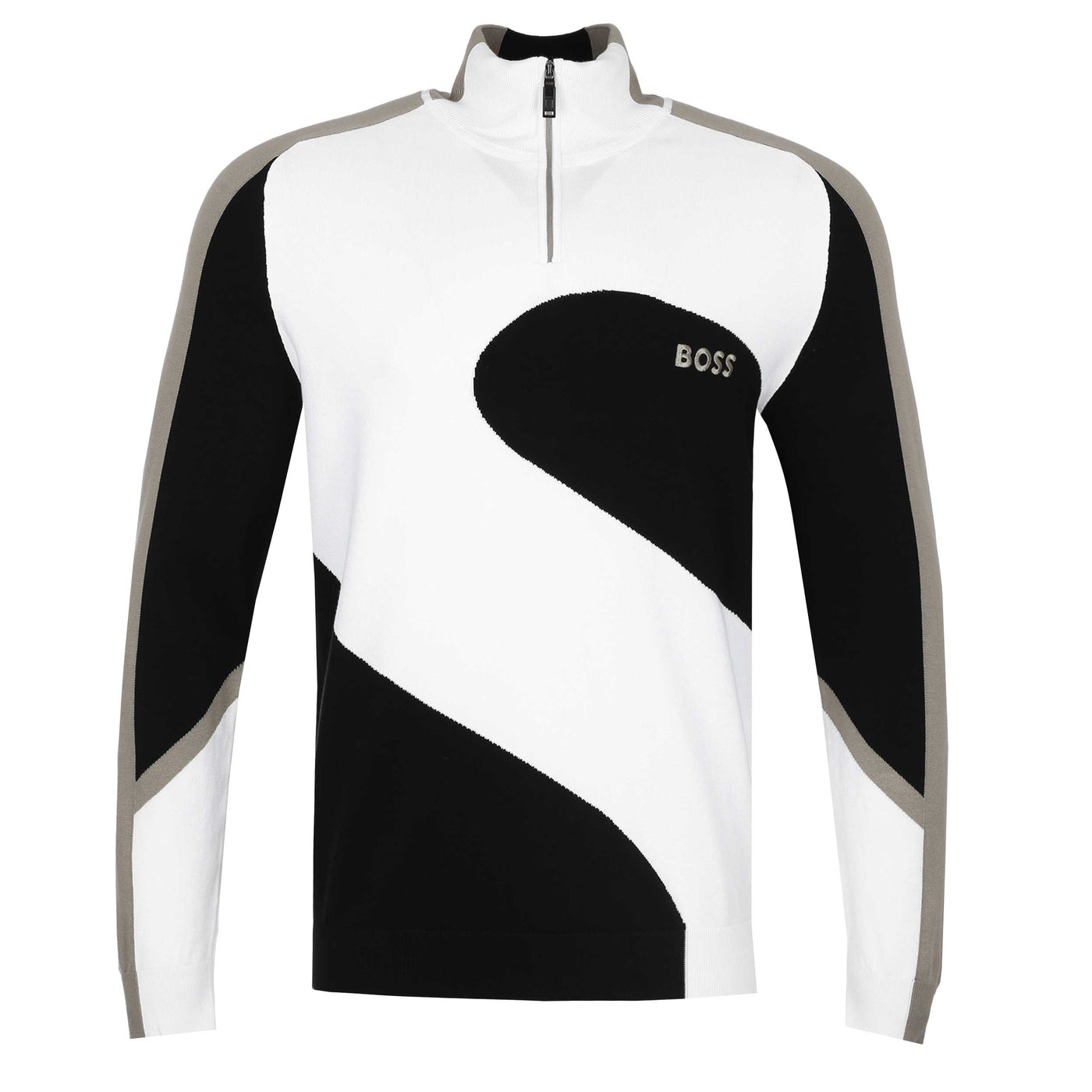 BOSS Zaylor Knitwear in Black & White