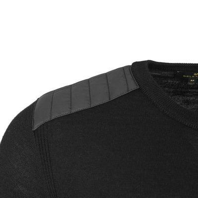 Belstaff Kerrigan Knitwear in Black Shoulder