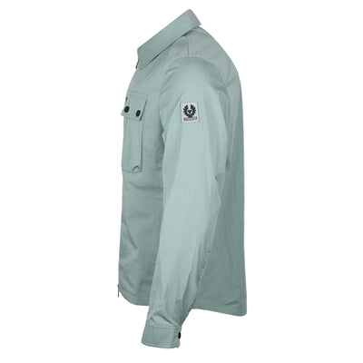 Belstaff Rail Overshirt in Steel Green