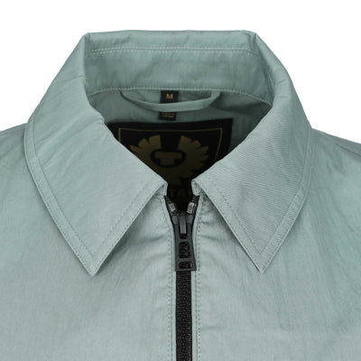 Belstaff Rail Overshirt in Steel Green