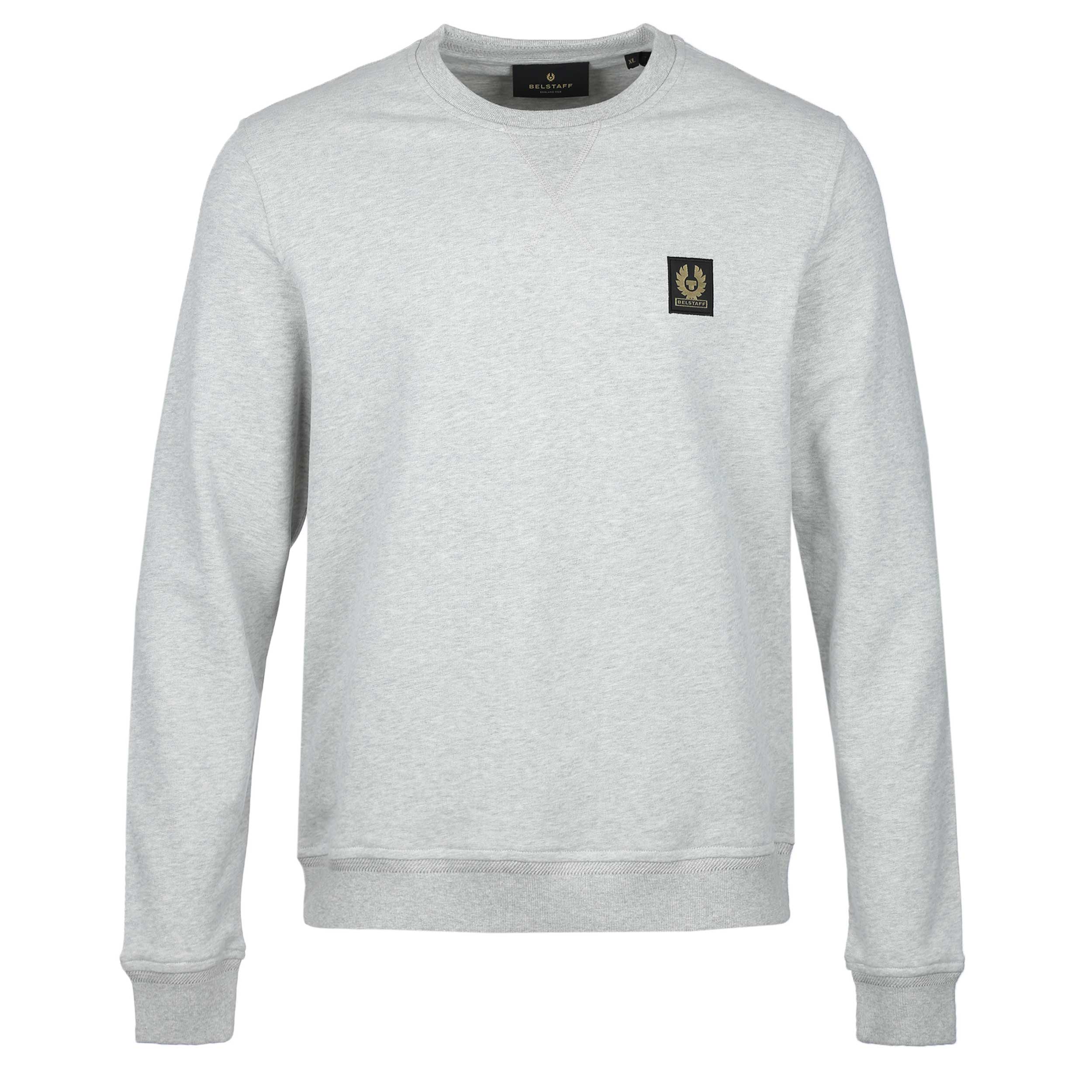 Belstaff Classic Sweat Top in Old Silver Heather