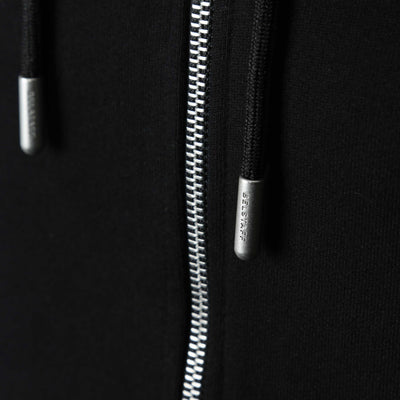 Belstaff Full Zip Hoodie Sweat Top in Black Toggles