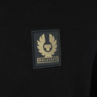 Belstaff Full Zip Hoodie Sweat Top in Black Logo