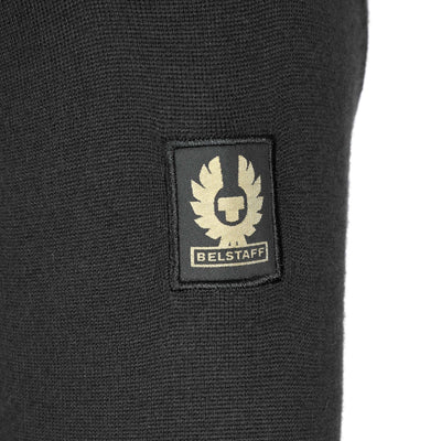 Belstaff Kelbrook Zip Cardigan Knitwear in Black Logo