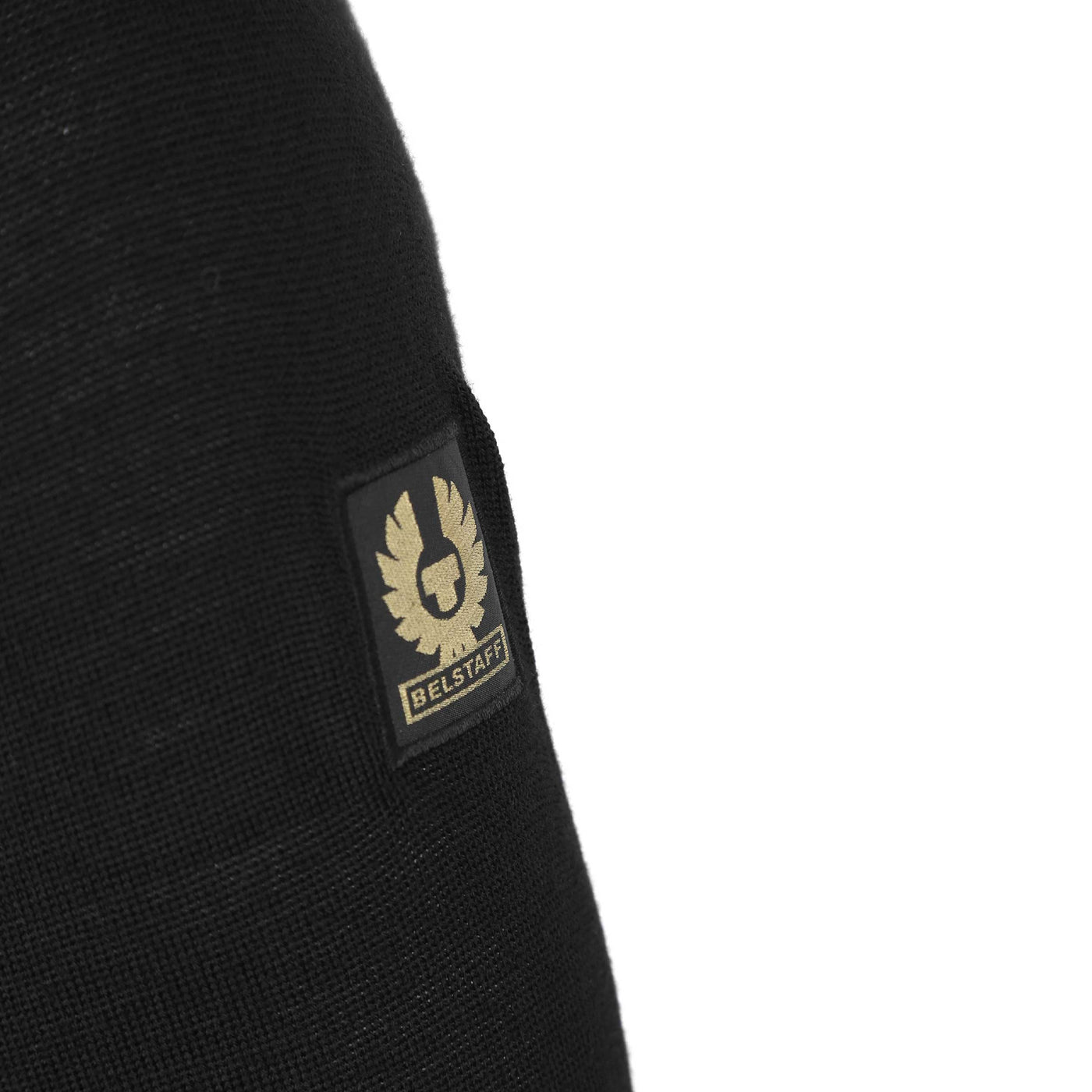 Belstaff Kelby Zip Cardigan in Black Logo