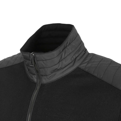 Belstaff Kelby Zip Cardigan in Black Zip