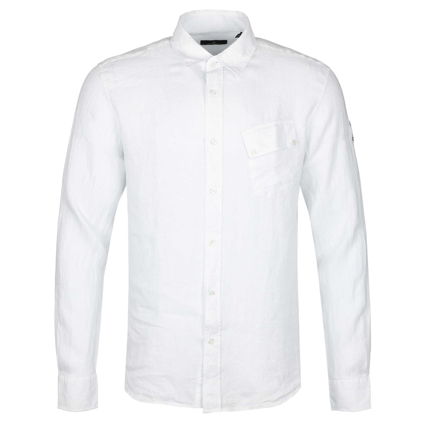 Belstaff Linen Pitch Shirt in White